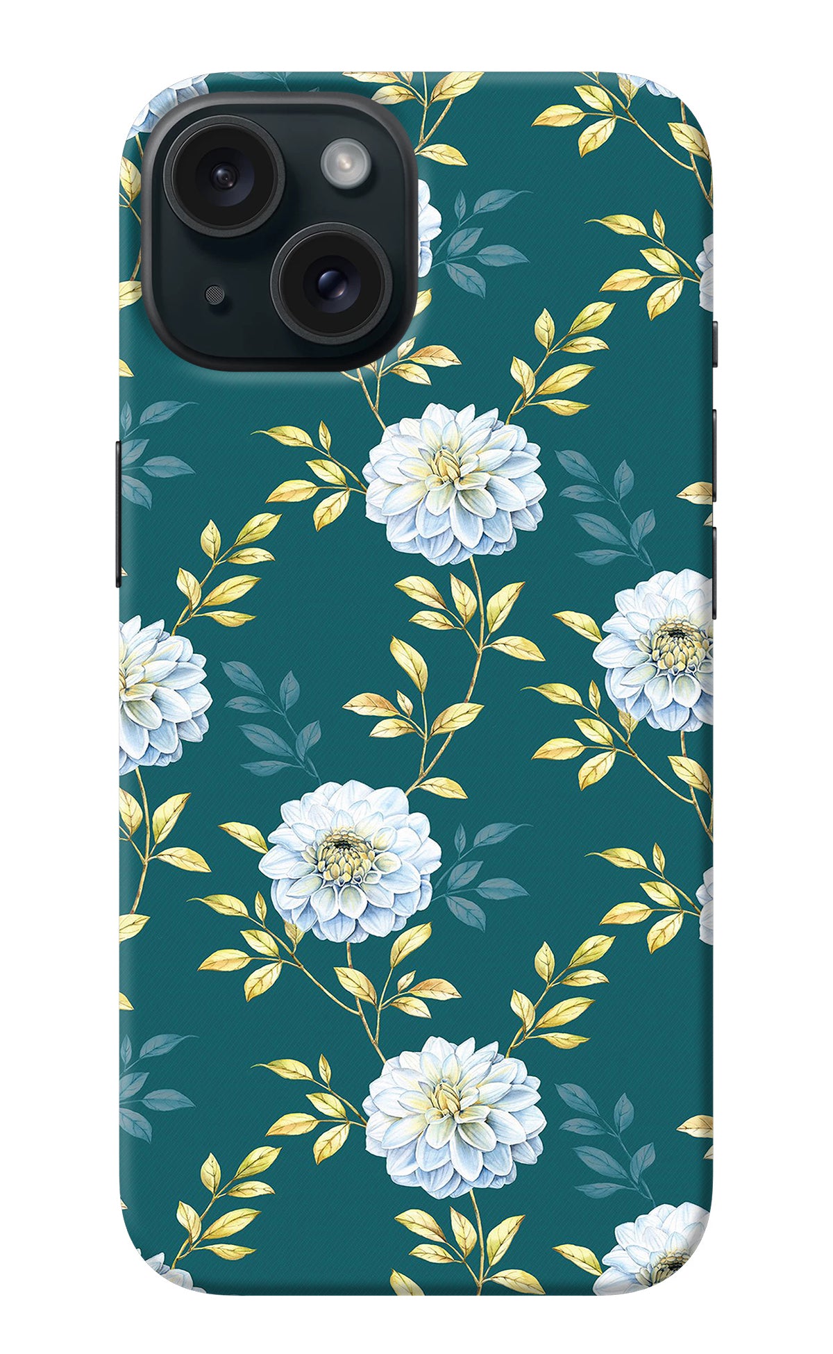 Flowers iPhone 15 Back Cover