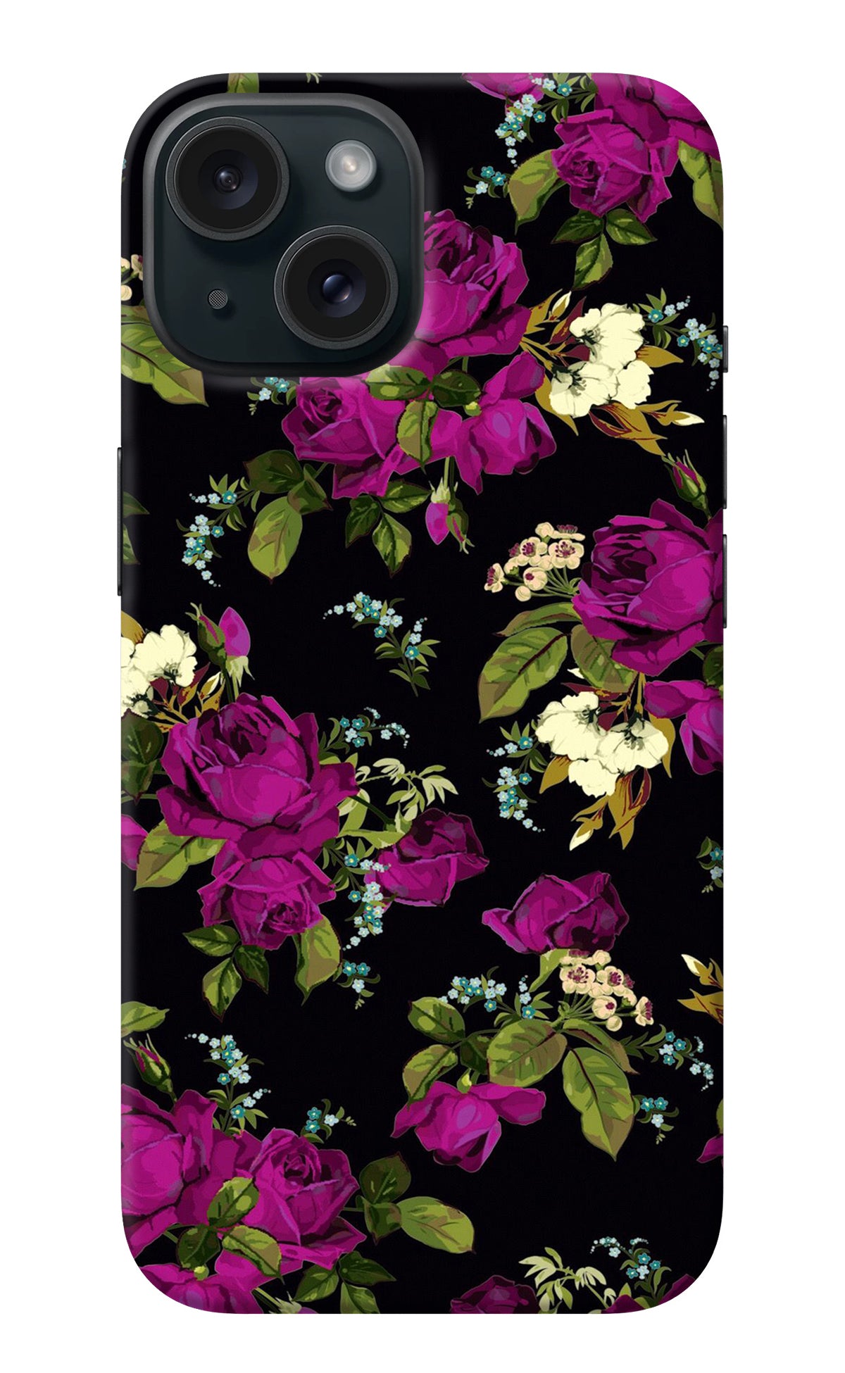 Flowers iPhone 15 Back Cover