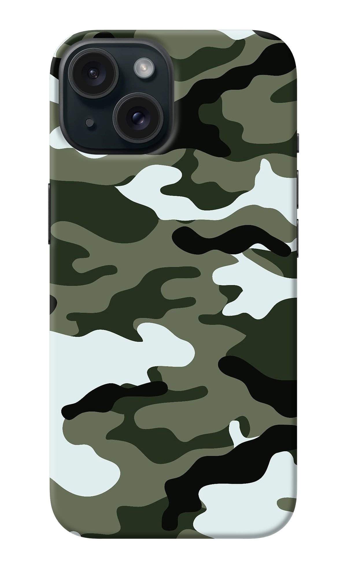 Camouflage iPhone 15 Back Cover