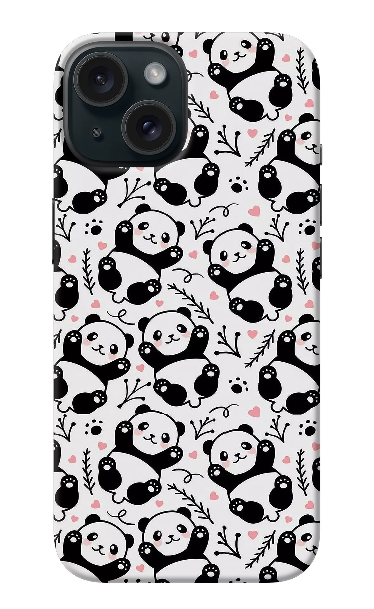 Cute Panda iPhone 15 Back Cover