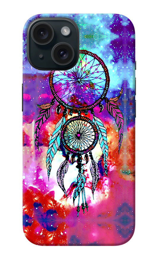 Dream Catcher Abstract iPhone 15 Back Cover