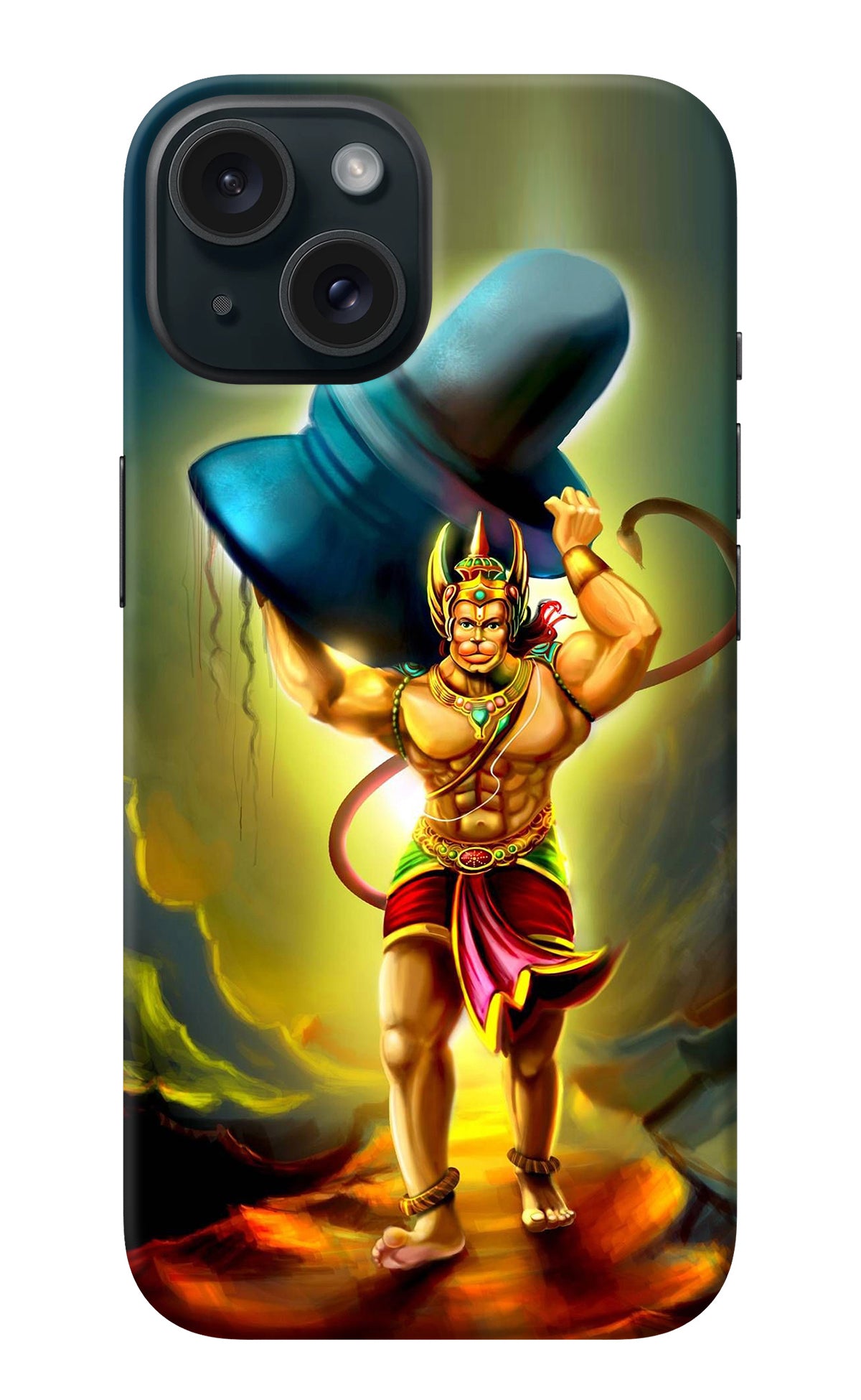 Lord Hanuman iPhone 15 Back Cover