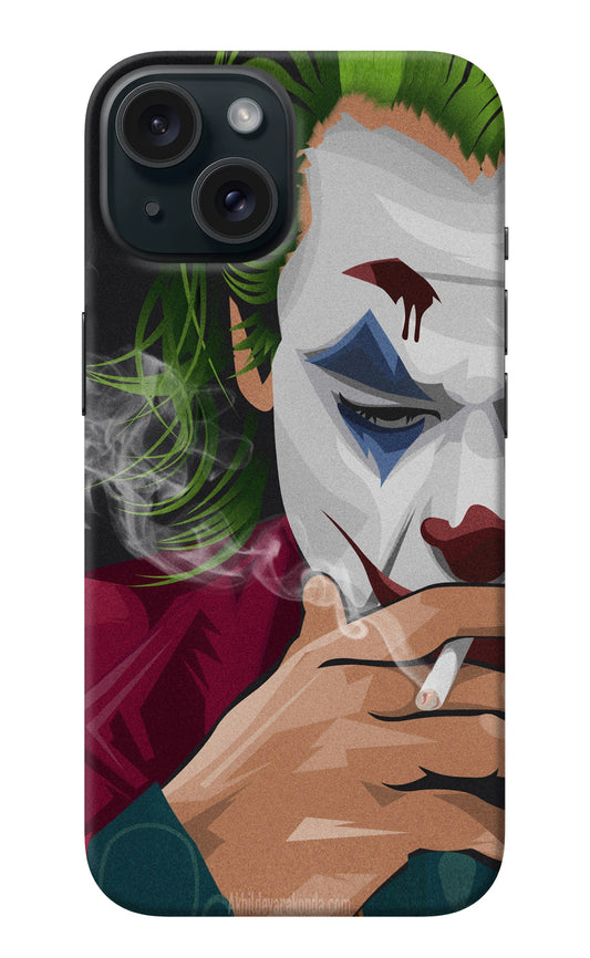 Joker Smoking iPhone 15 Back Cover