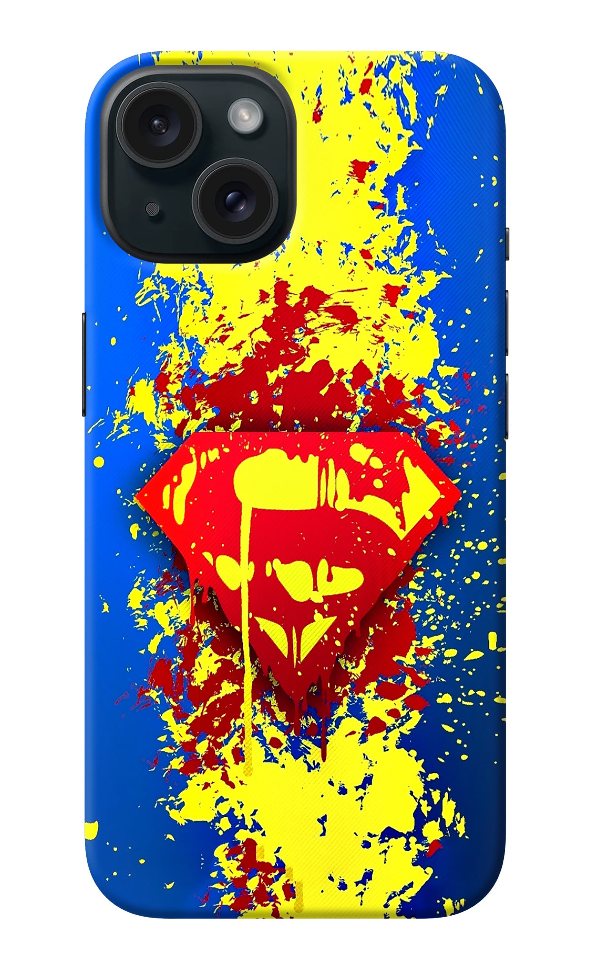 Superman logo iPhone 15 Back Cover