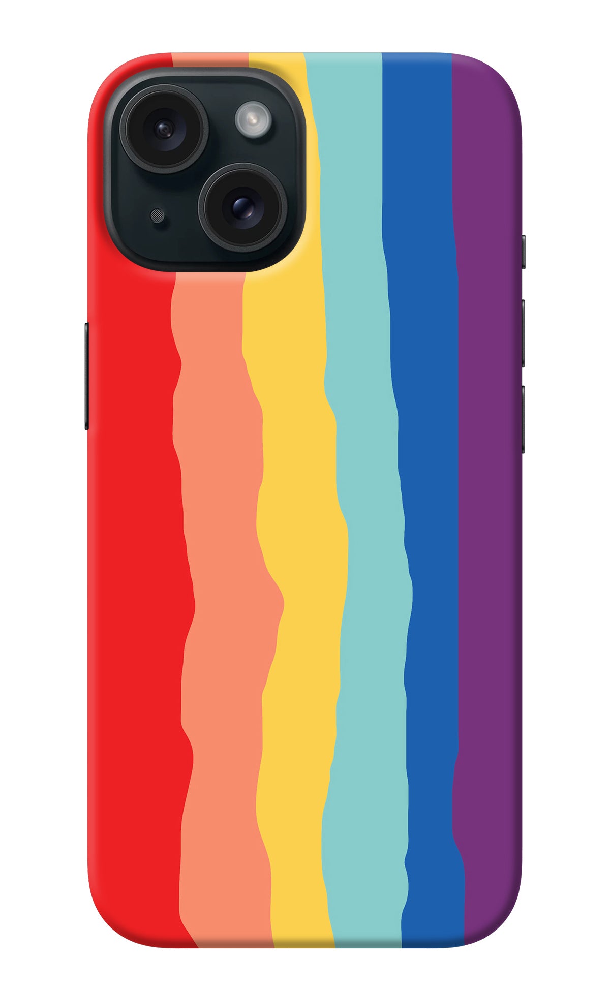 Rainbow iPhone 15 Back Cover