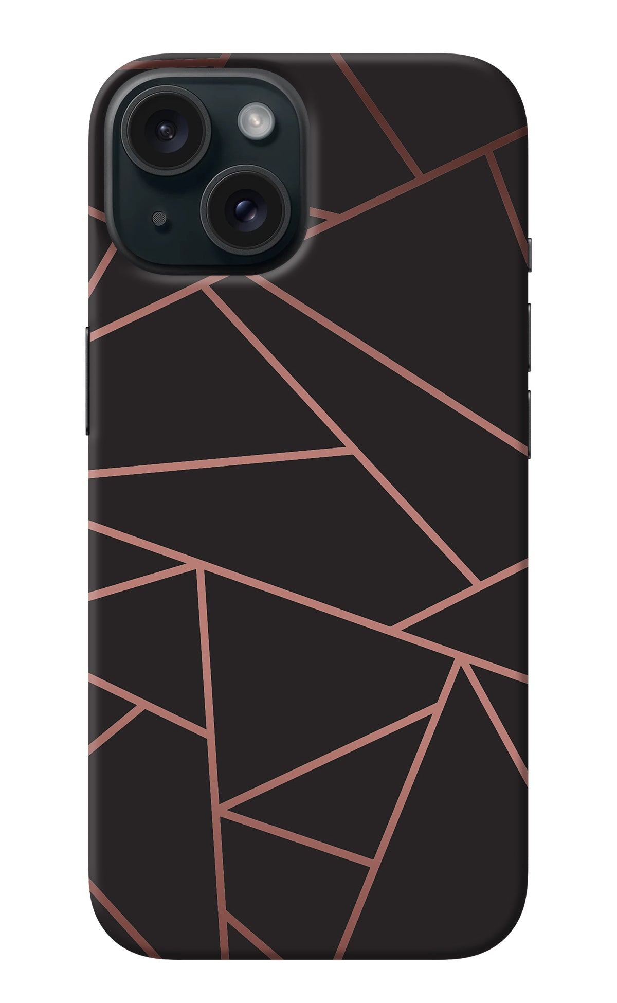 Geometric Pattern iPhone 15 Back Cover