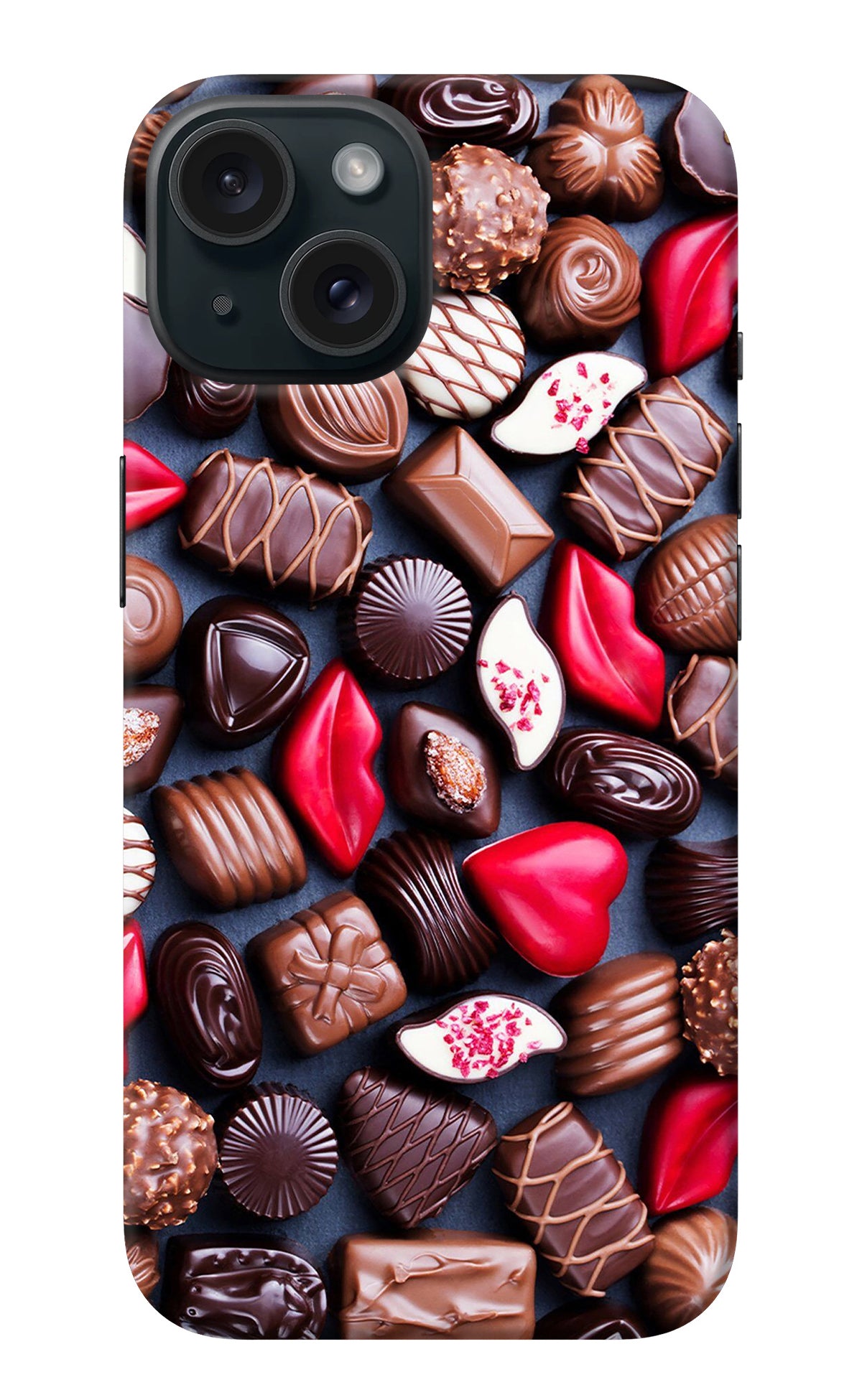 Chocolates iPhone 15 Back Cover