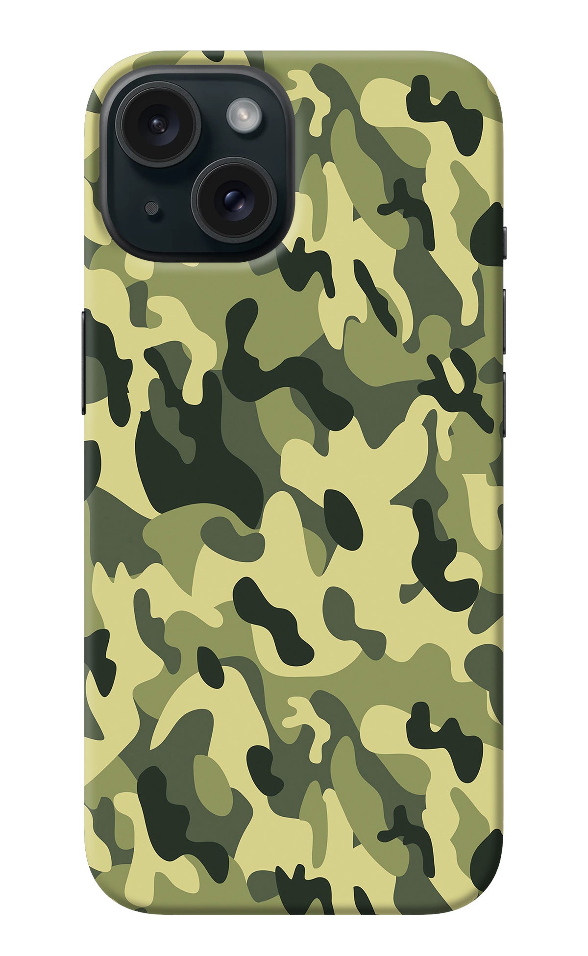 Camouflage iPhone 15 Back Cover