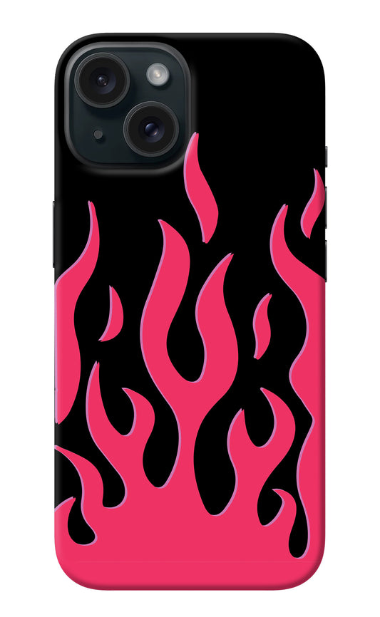 Fire Flames iPhone 15 Back Cover