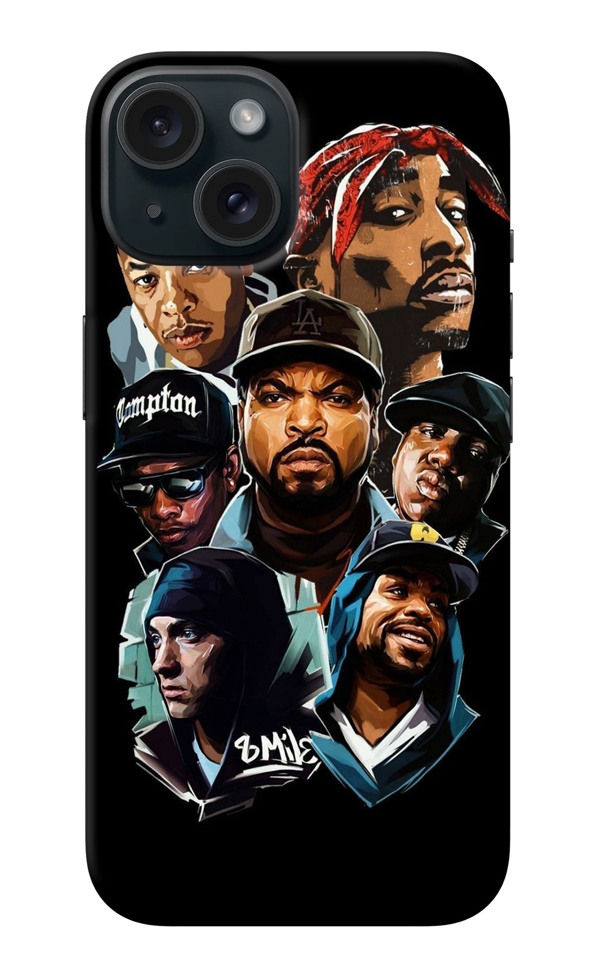 Rappers iPhone 15 Back Cover