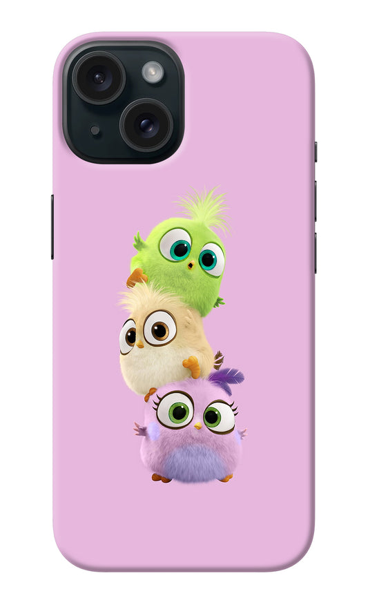 Cute Little Birds iPhone 15 Back Cover
