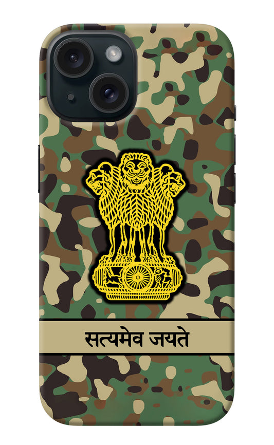 Satyamev Jayate Army iPhone 15 Back Cover