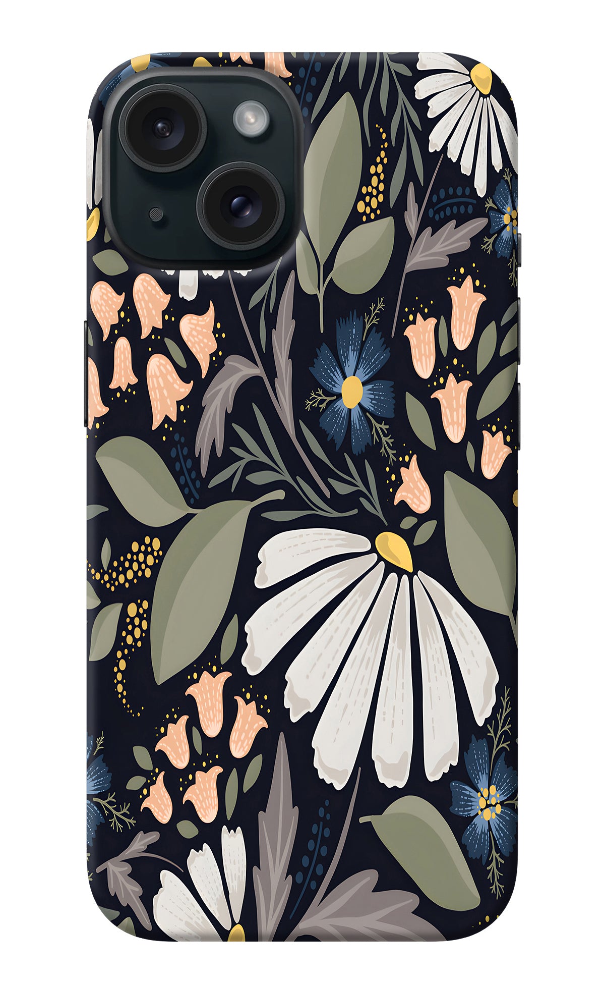 Flowers Art iPhone 15 Back Cover