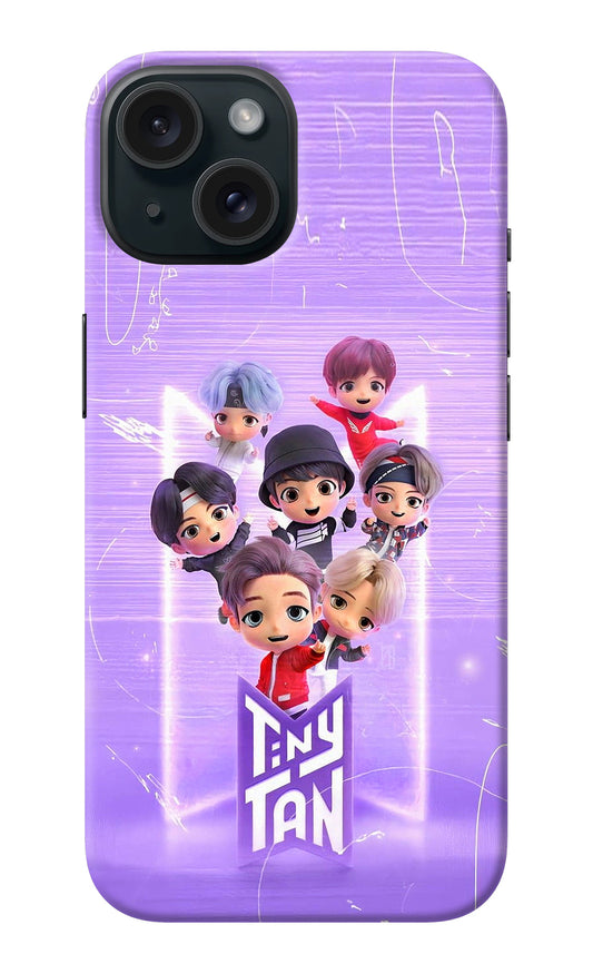 BTS Tiny Tan iPhone 15 Back Cover