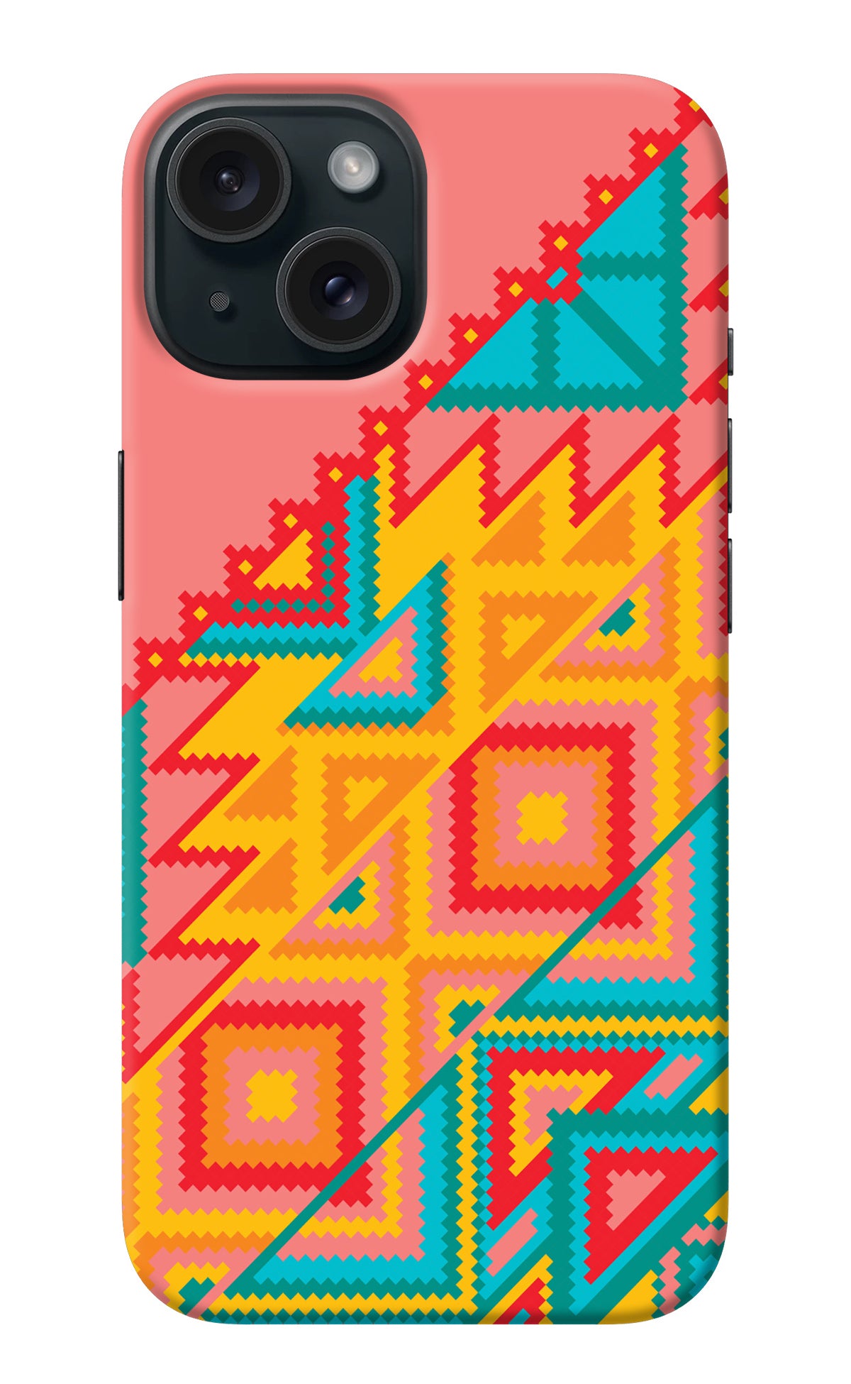 Aztec Tribal iPhone 15 Back Cover