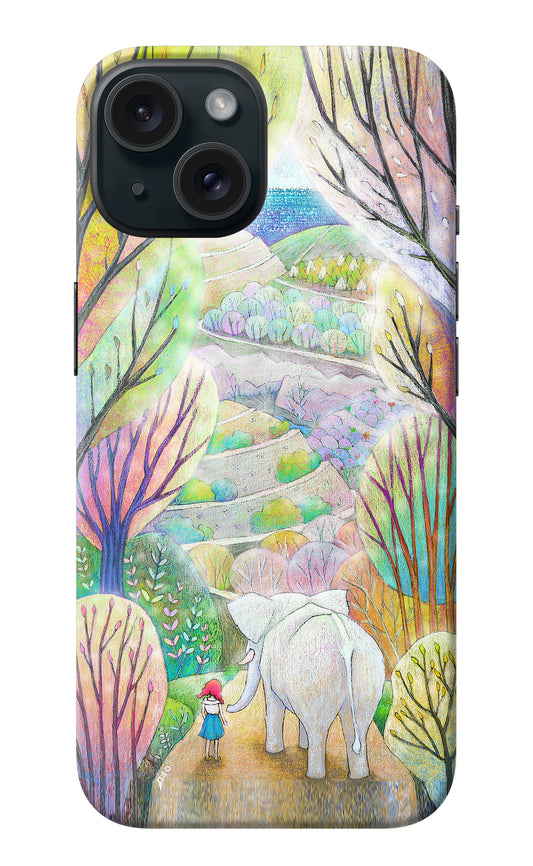 Nature Painting iPhone 15 Back Cover