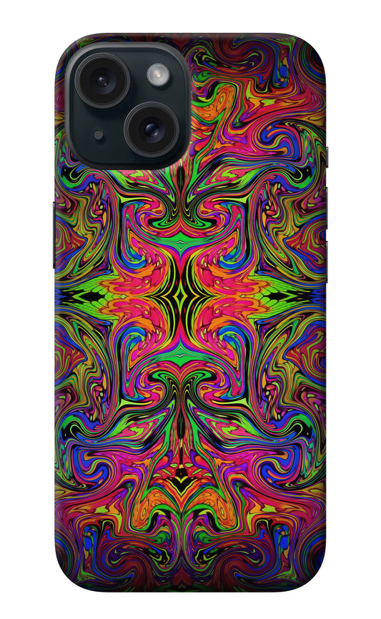 Psychedelic Art iPhone 15 Back Cover