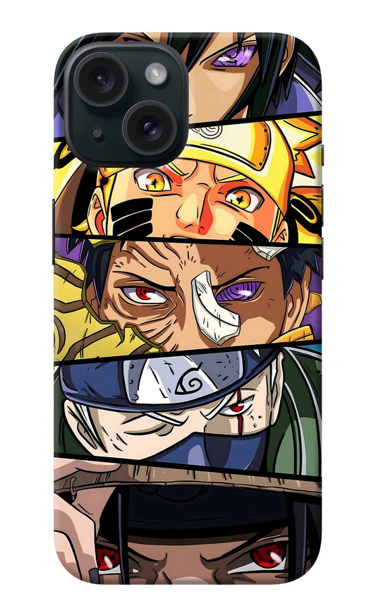 Naruto Character iPhone 15 Back Cover