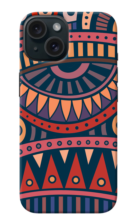 African Culture Design iPhone 15 Back Cover