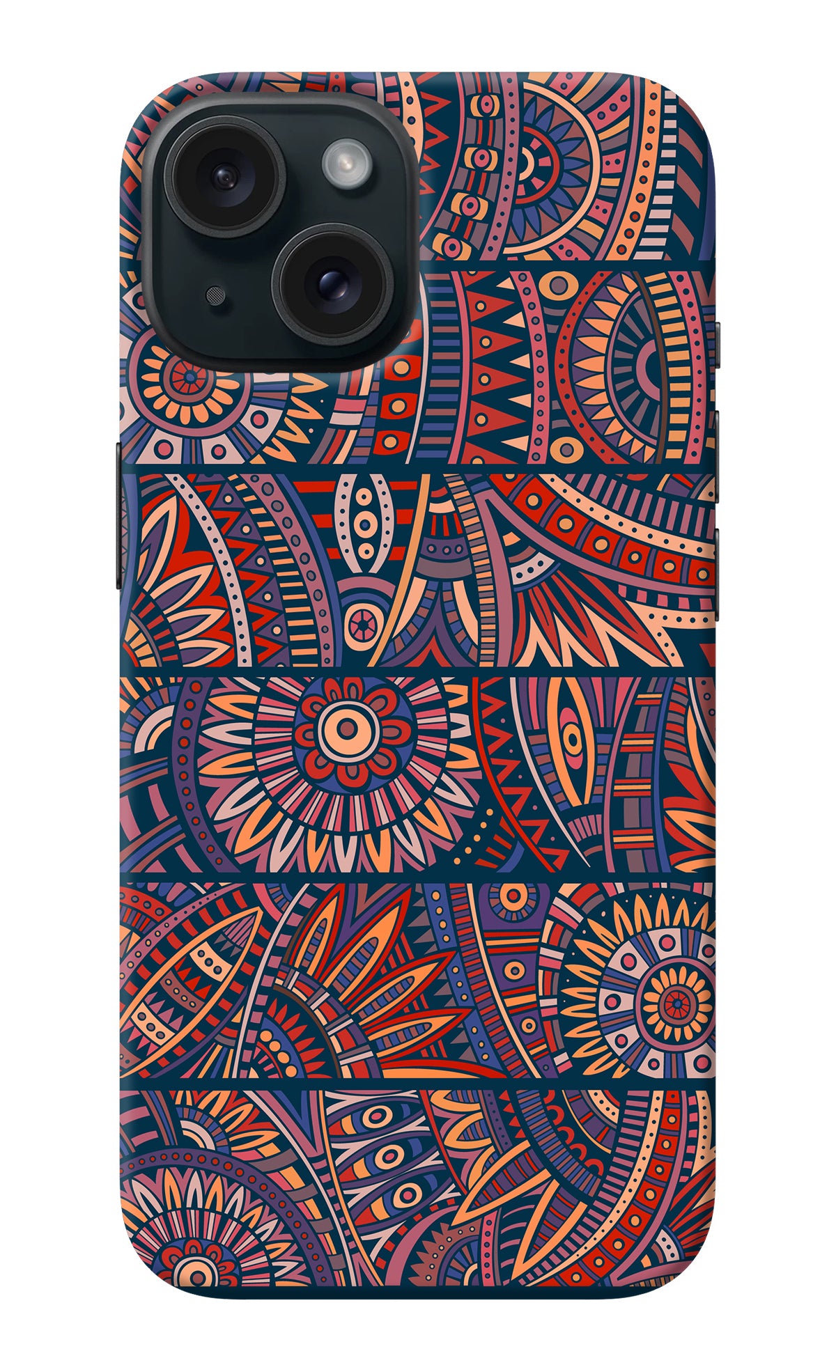 African Culture Design iPhone 15 Back Cover