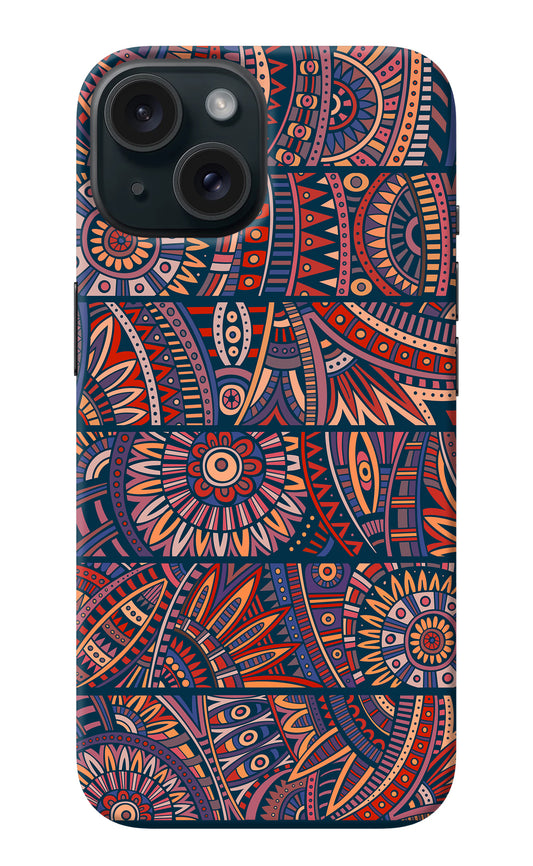 African Culture Design iPhone 15 Back Cover