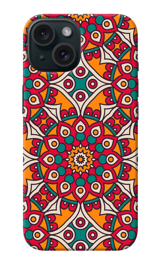 Mandala Art iPhone 15 Back Cover