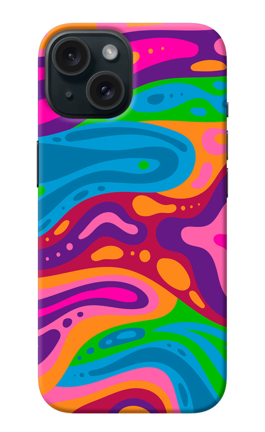 Trippy Pattern iPhone 15 Back Cover