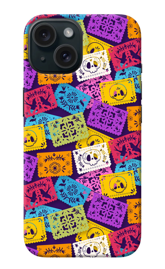 Mexican Pattern iPhone 15 Back Cover