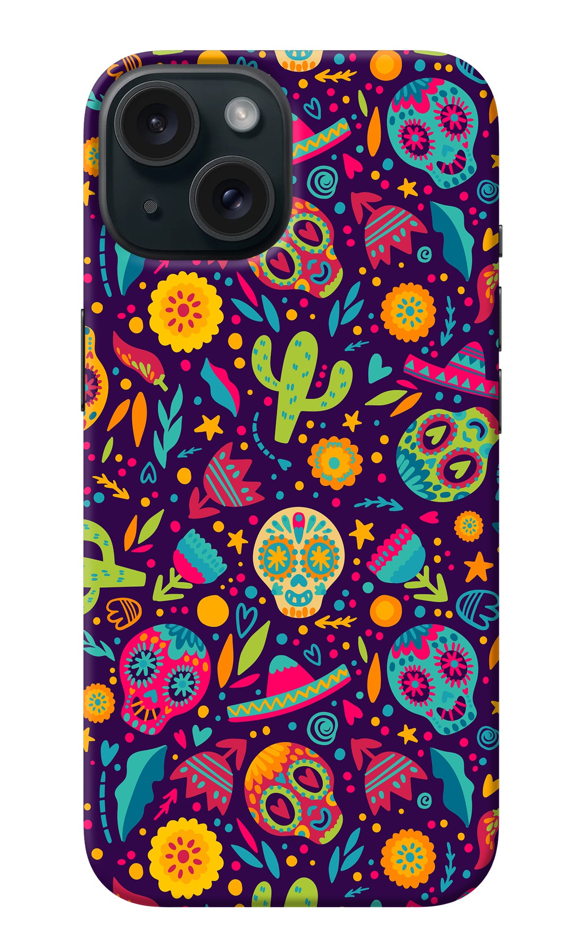 Mexican Design iPhone 15 Back Cover