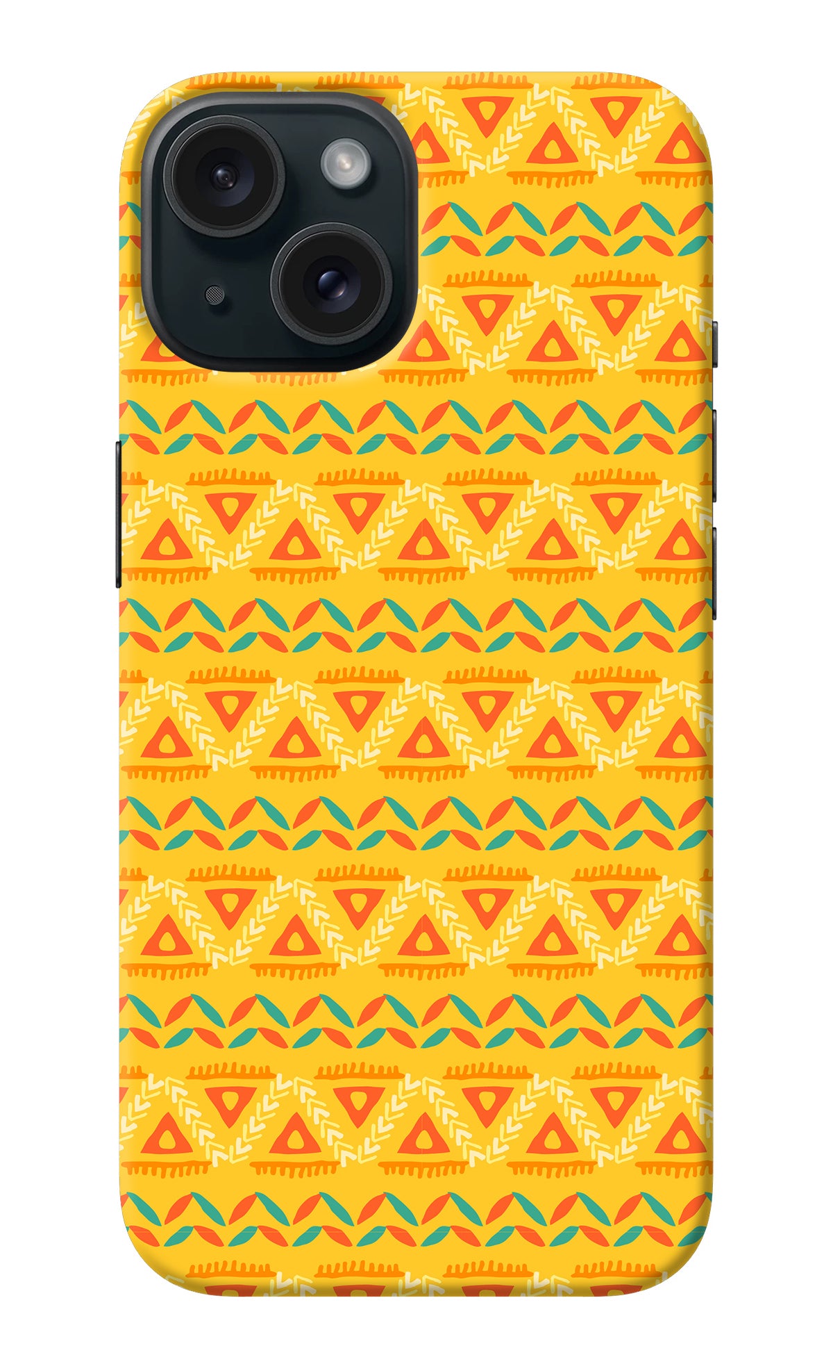 Tribal Pattern iPhone 15 Back Cover