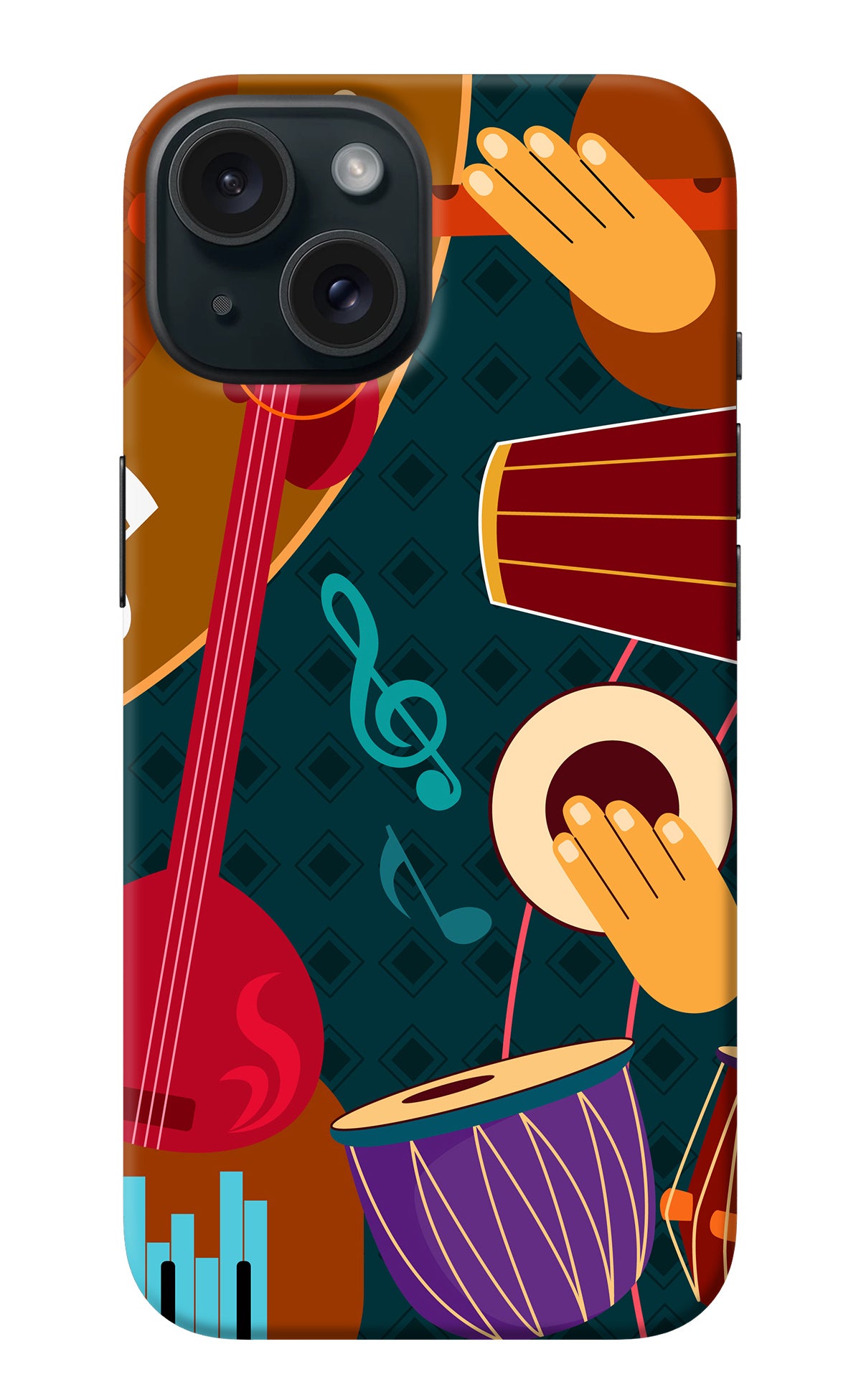 Music Instrument iPhone 15 Back Cover