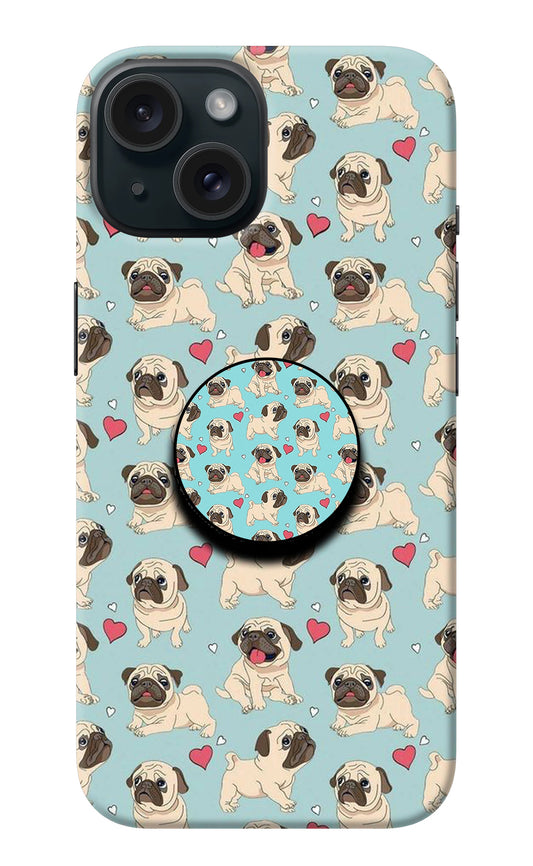 Pug Dog iPhone 15 Pop Case