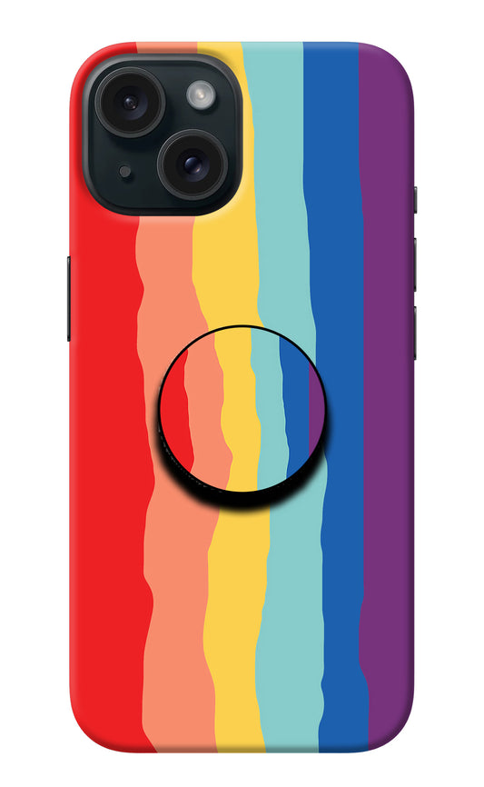 Rainbow iPhone 15 Pop Case