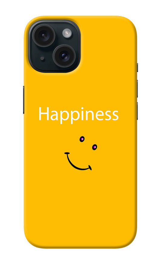 Happiness With Smiley iPhone 15 Plus Back Cover