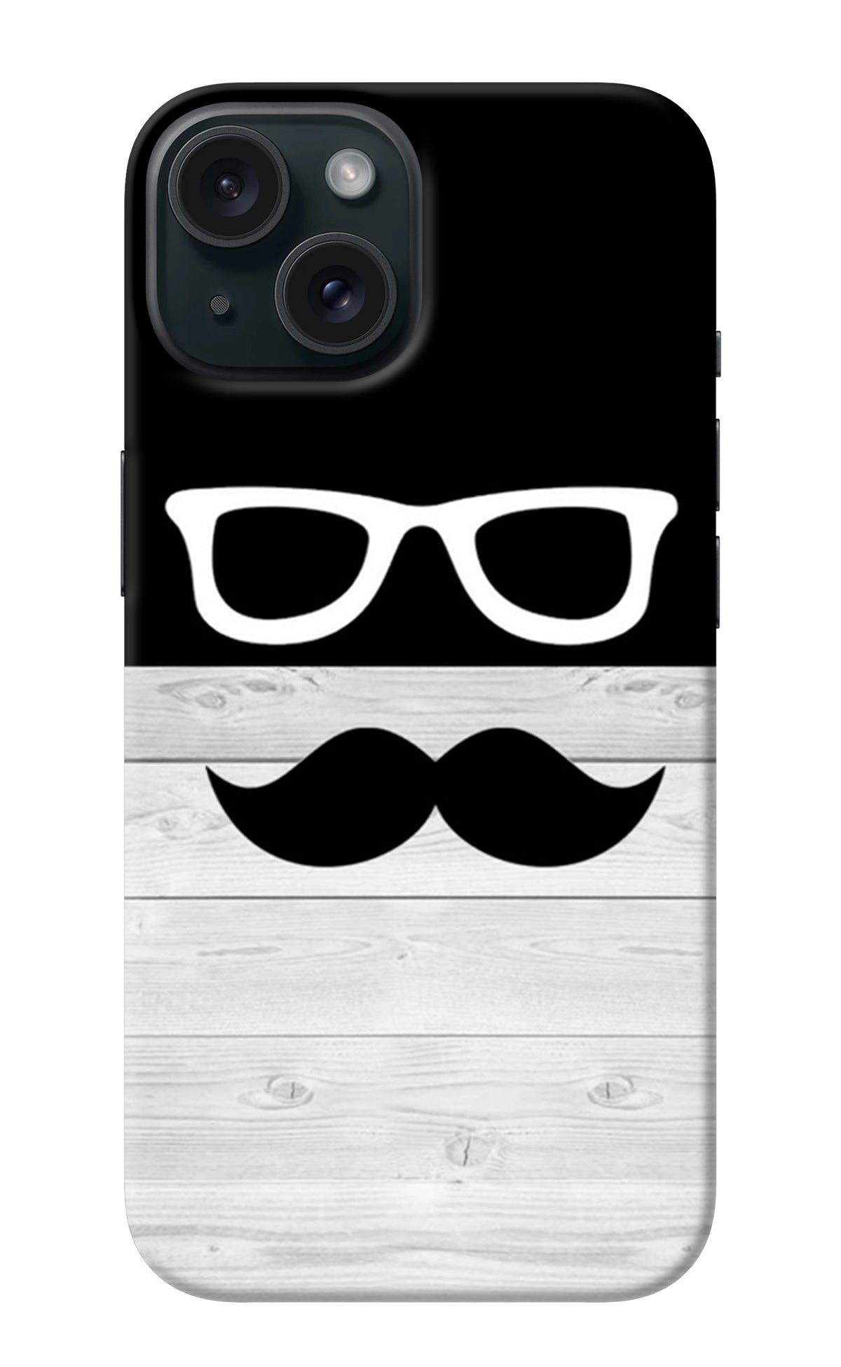 Mustache iPhone 15 Plus Back Cover