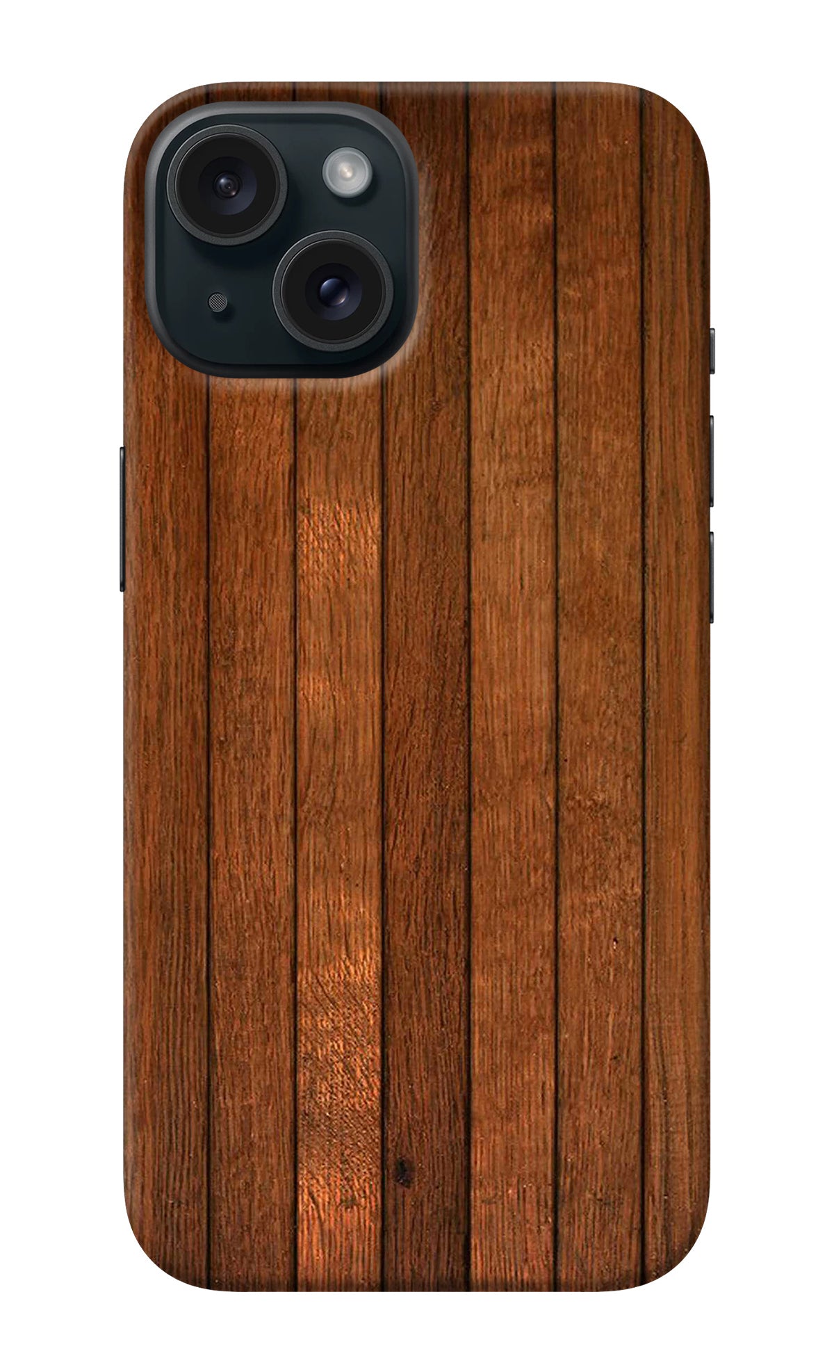 Wooden Artwork Bands iPhone 15 Plus Back Cover