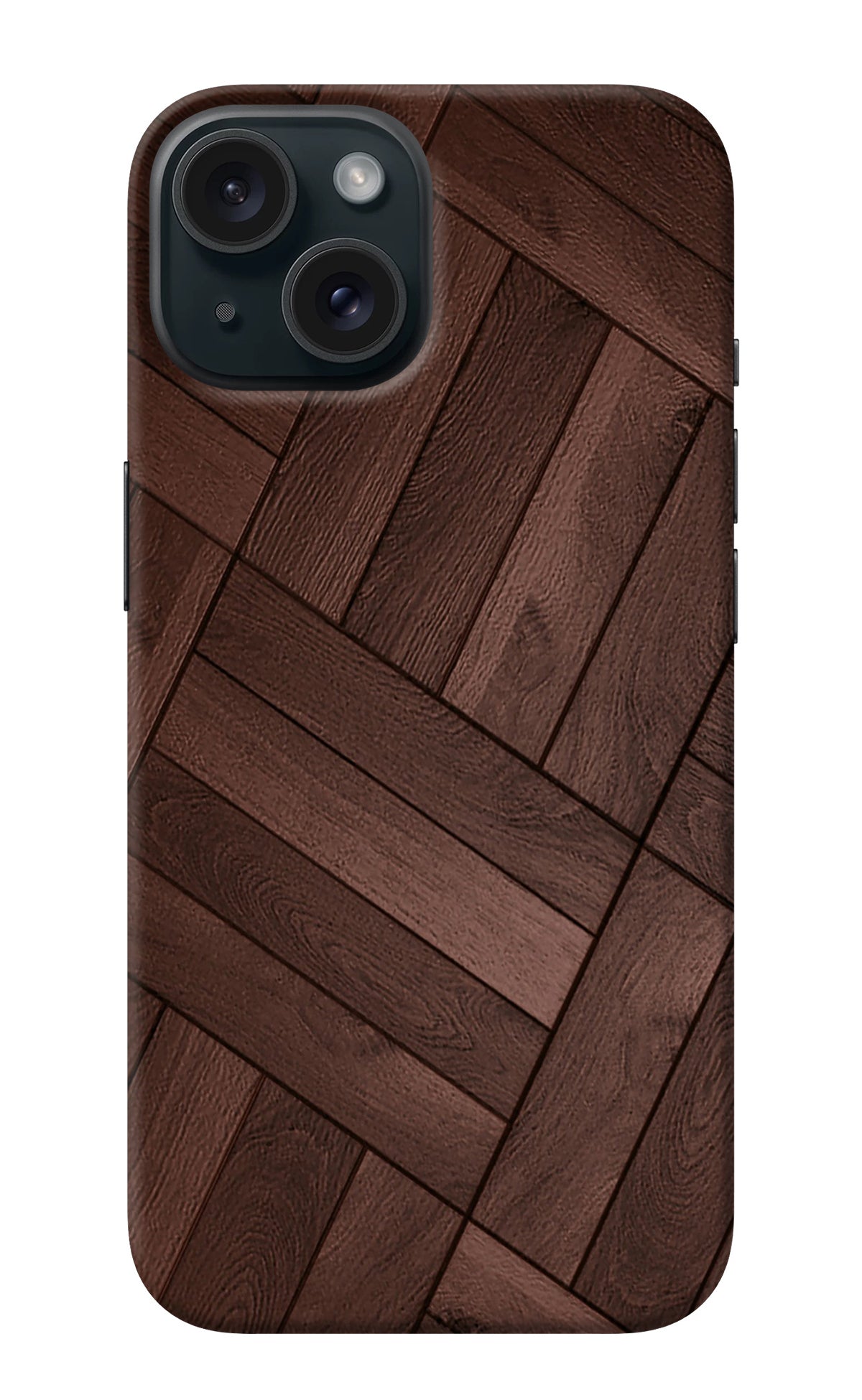 Wooden Texture Design iPhone 15 Plus Back Cover