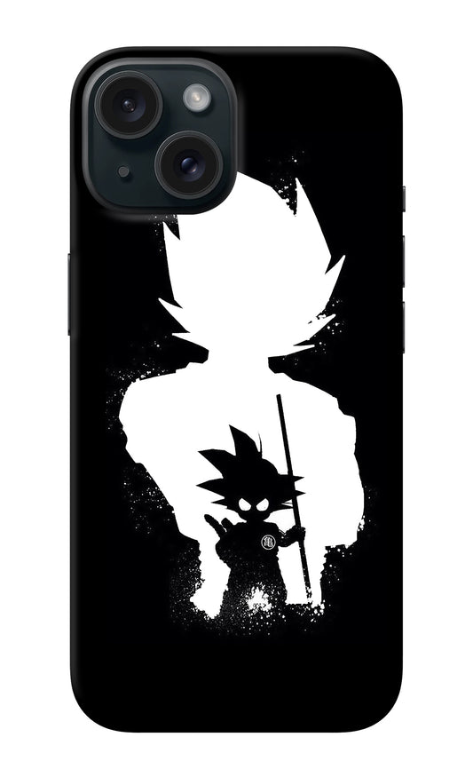 Goku Shadow iPhone 15 Plus Back Cover