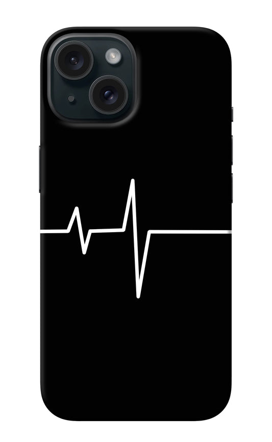 Heart Beats iPhone 15 Plus Back Cover