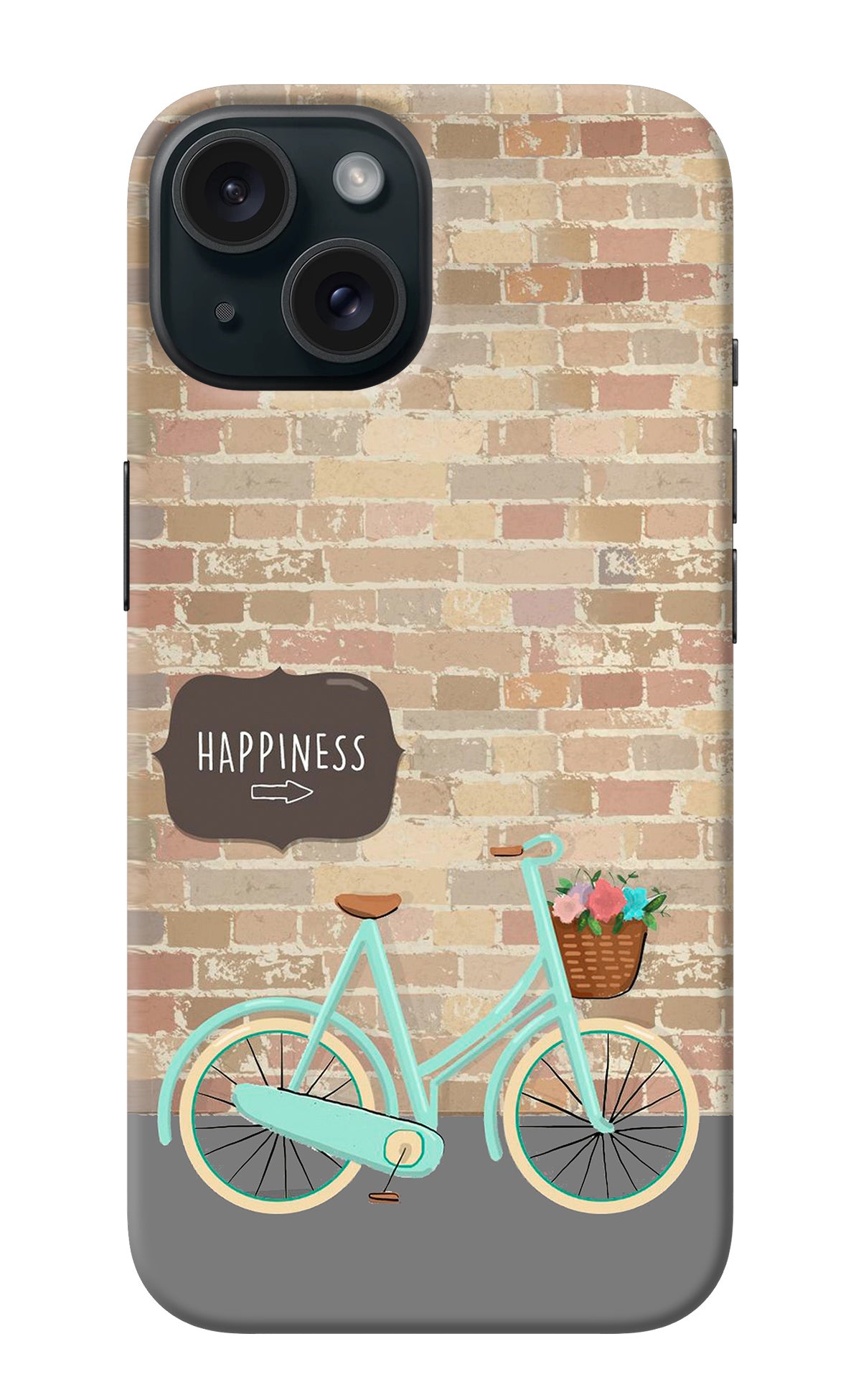 Happiness Artwork iPhone 15 Plus Back Cover