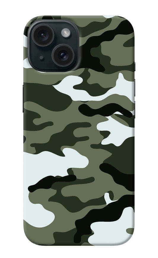 Camouflage iPhone 15 Plus Back Cover