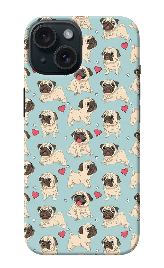 Pug Dog iPhone 15 Plus Back Cover