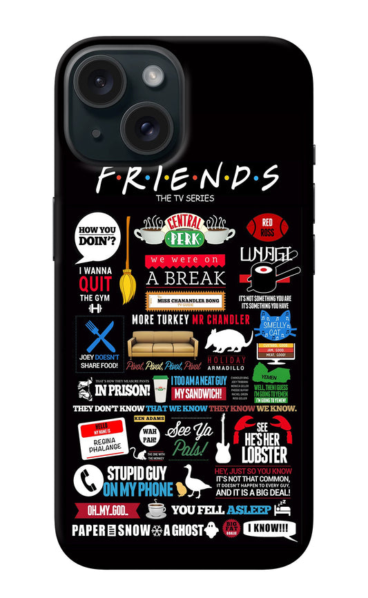FRIENDS iPhone 15 Plus Back Cover