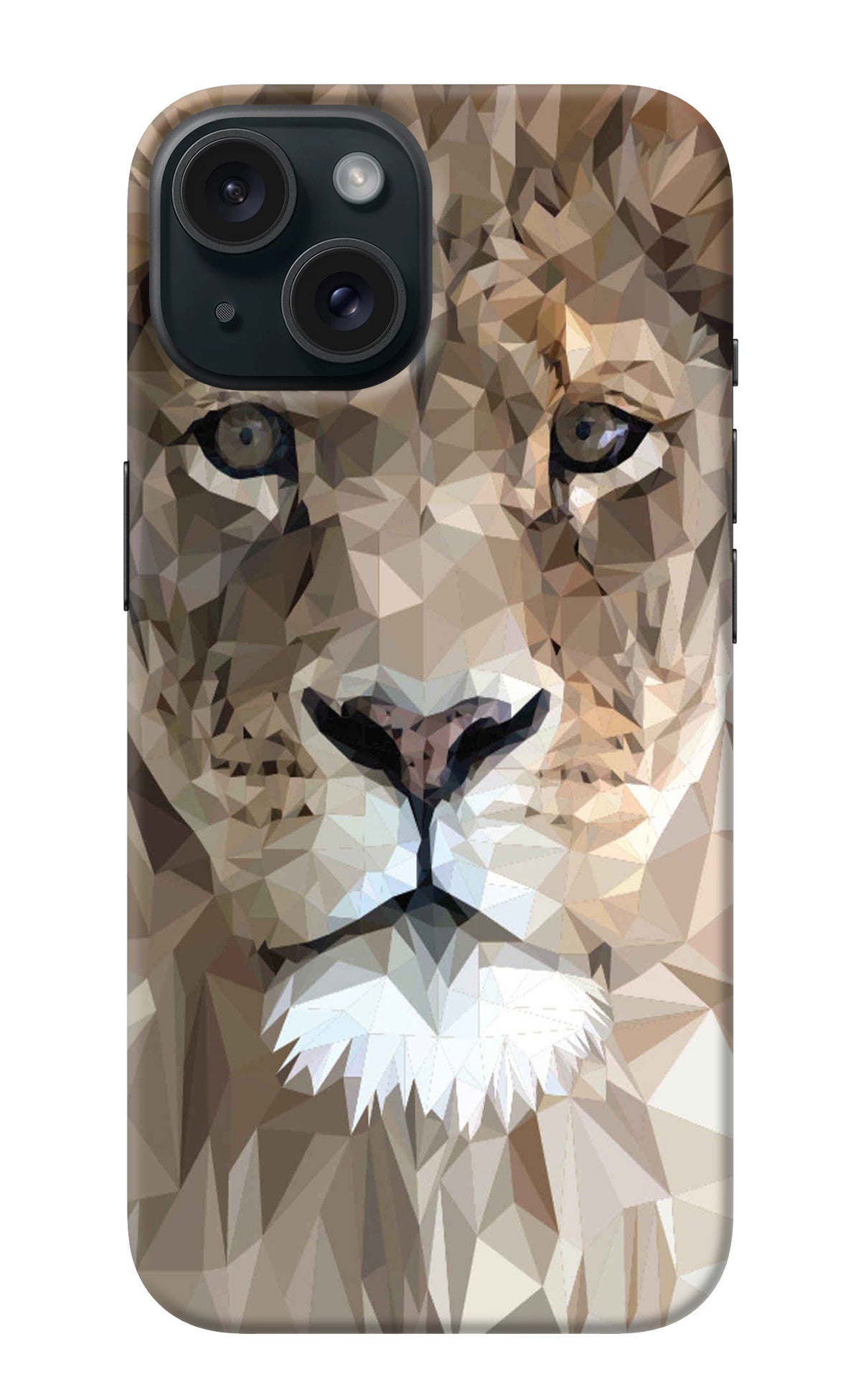 Lion Art iPhone 15 Plus Back Cover