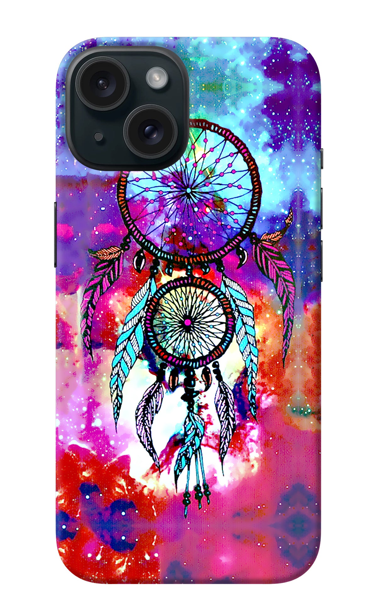 Dream Catcher Abstract iPhone 15 Plus Back Cover