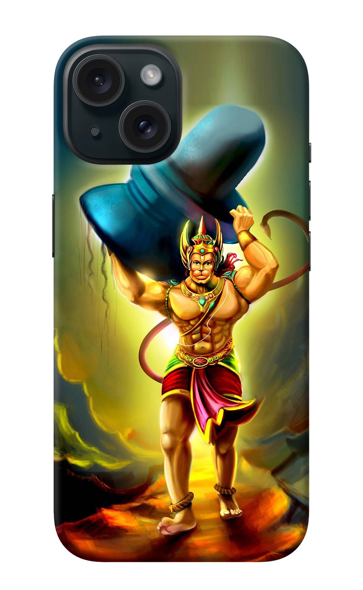 Lord Hanuman iPhone 15 Plus Back Cover