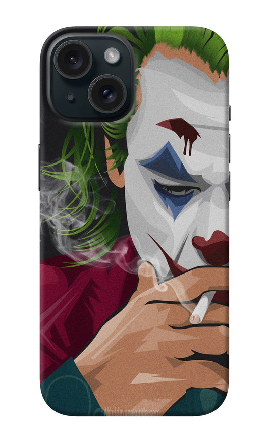 Joker Smoking iPhone 15 Plus Back Cover