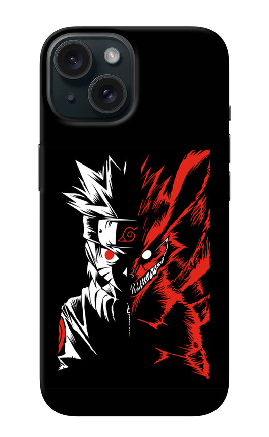 Naruto Two Face iPhone 15 Plus Back Cover