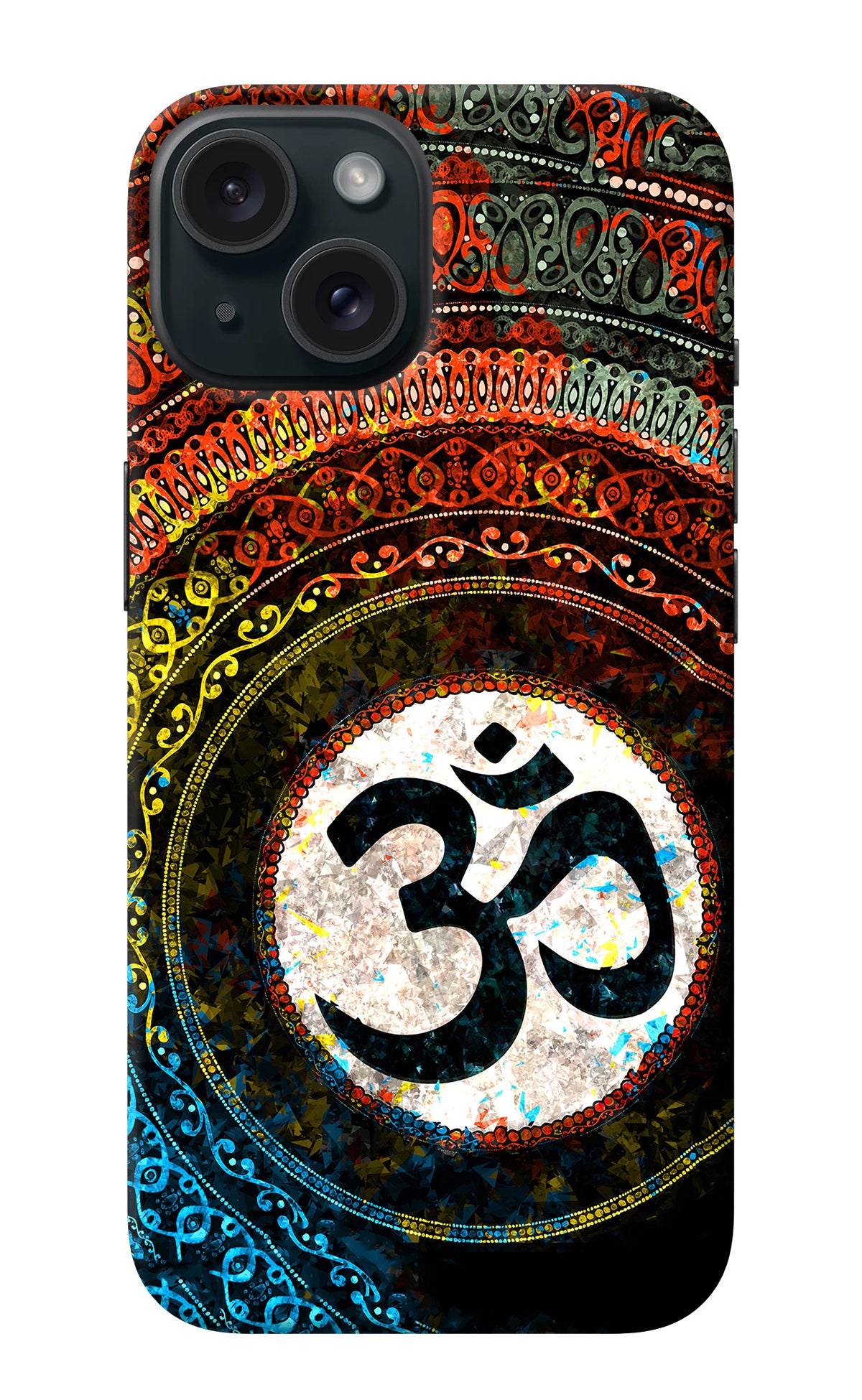 Om Cultural iPhone 15 Plus Back Cover