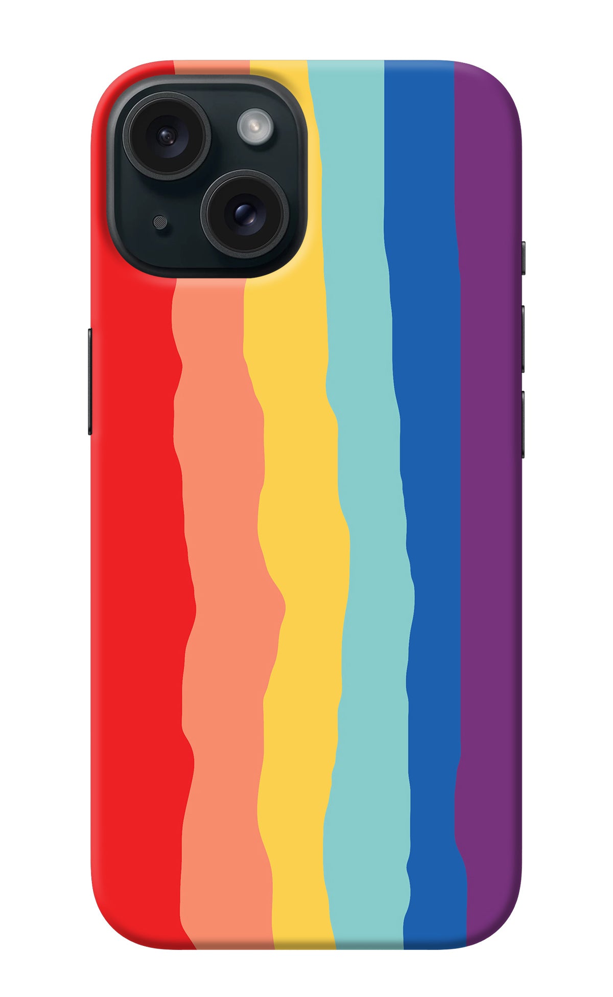 Rainbow iPhone 15 Plus Back Cover